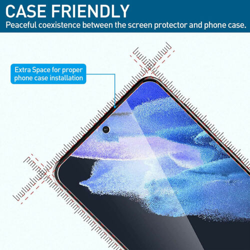 Premium Tempered Glass Screen Protector for Samsung Galaxy S21 & S21 Plus