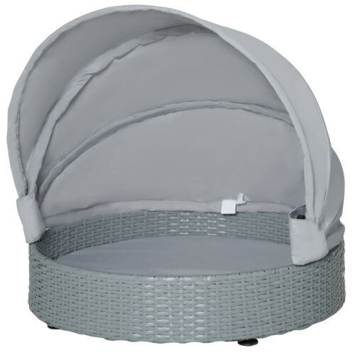 Small Outdoor Dog Bed with Shade, Collapsible Canopy Small Dog Bed, Puppy Bed 196393257388