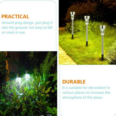 Solar Lights Outdoor Christmas Yard Decoration Garden Led Light Pathway Lights