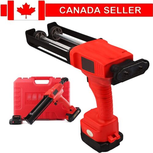 21V electric cordless caulking gun powered by lithium battery and rechargeable