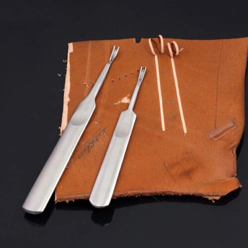 115U Shaped Stitching Groover Leather Hand Craft Tool For Leather Edge Skiving 1