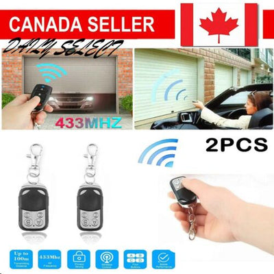 Universal Replacement Garage Door Car Gate Cloning Remote Control Key Fob 433