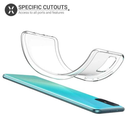 For Samsung Galaxy A51 / A71 Case - Clear Thin Soft TPU Silicone Back Cover