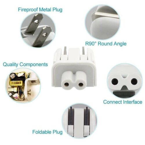AC Power Adapter US Wall Folding Plug Duck Head For Macbook Pro Air iPhone iPad