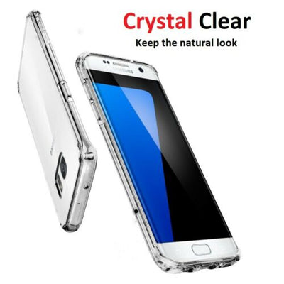 Premium Clear  Case Back Cover For Samsung Galaxy S7 & Galaxy S7 Edge