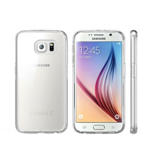 For Samsung Galaxy S5 & S6 Case - Clear Thin Soft TPU Silicone Back Cover