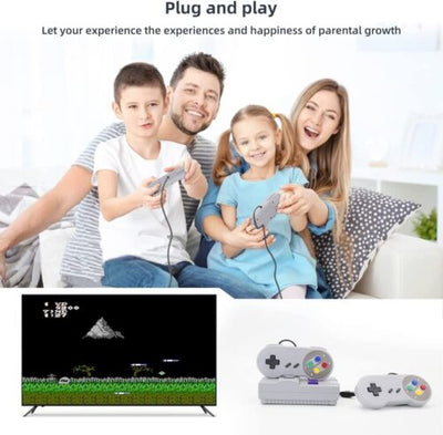 Mini Retro Game Console HDMI HD Built-in 821 Classic Video Games w/ 2 Joysticks