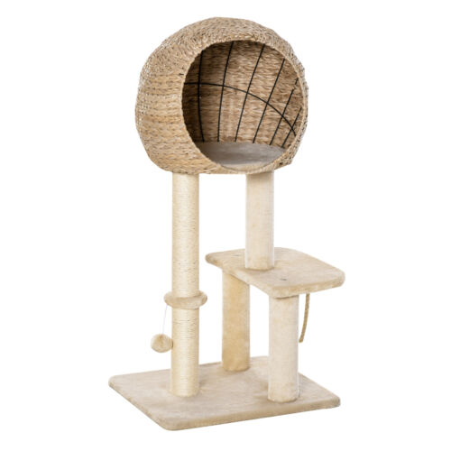 Cat Tower Activity Center w/ Ball Cushion Perch 19&quot; L x 15.75&quot; W x 39.25&quot; H 842525158862