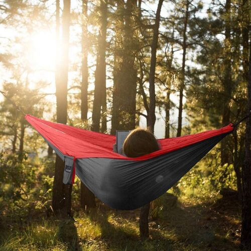 Portable Camping Hammock Swing Chair Bed Outdoor Garden Hanging Sleeping Gear