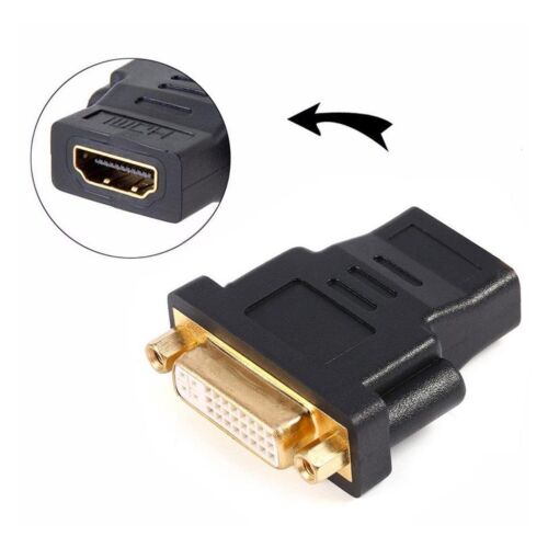 Gold Plated HDMI Male to DVI Female 24 + 5 Pin Adapter Connector for HDTV DVD