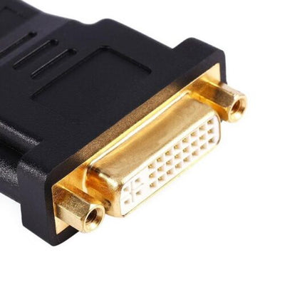 Gold Plated HDMI Male to DVI Female 24 + 5 Pin Adapter Connector for HDTV DVD