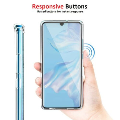 For Huawei P30 Case - Clear Thin Soft TPU Transparent Silicone Cover