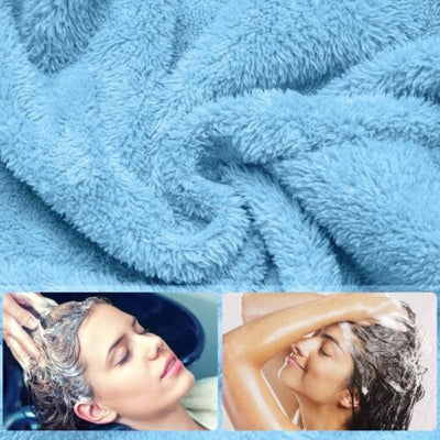 CA Quick Hair Drying Bath Towel Wrap Microfibre Cap For Use Daily