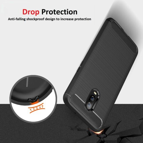 For OnePlus 8 Pro 7 7T 6 6T Case - Carbon Fiber Protective Soft TPU Cover