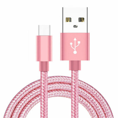 Braided Micro USB Charger Charging Cable for Samsung S7 / Edge S5 6 J3 LG G4 PS4