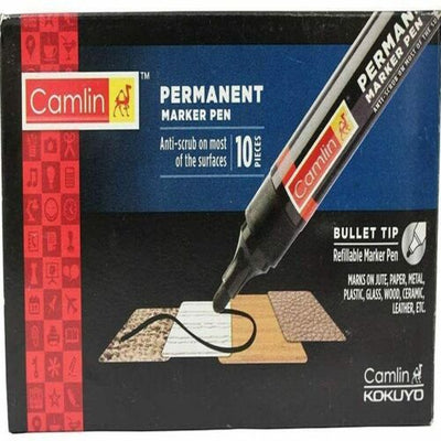 permanent marker black round nib quick Drying permanent markers waterproofsmudg