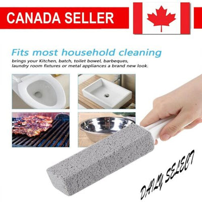 2pcs Water Toilet Bowl Natural Pumice Stone Cleaner Brush Wand Cleaning Brushes