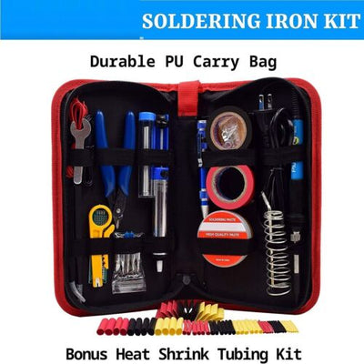 20Pcs Soldering Tips Iron Kit Electronic 60W Adjustable Temperature Welding Tool