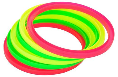 CA Neon Ring Toss for kids outdoor speed and agility training games Multi color