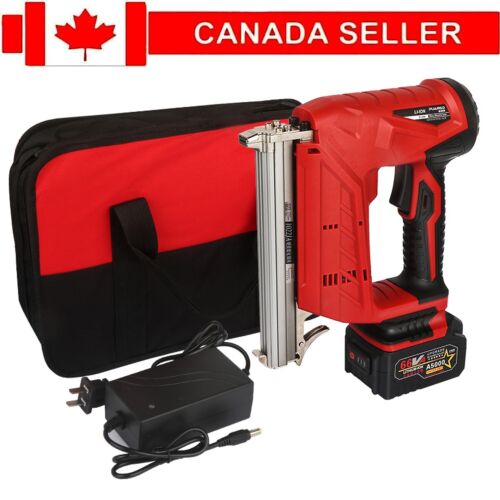 Electric Nail Gun Portable Rechargeable Tacker Stapler Power Tools For Furniture