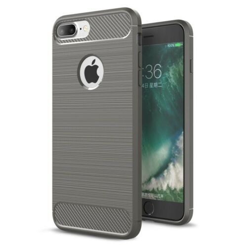 For iPhone 7/8 & iPhone 7/8 Plus Case - Shockproof Carbon Fiber Soft TPU Cover