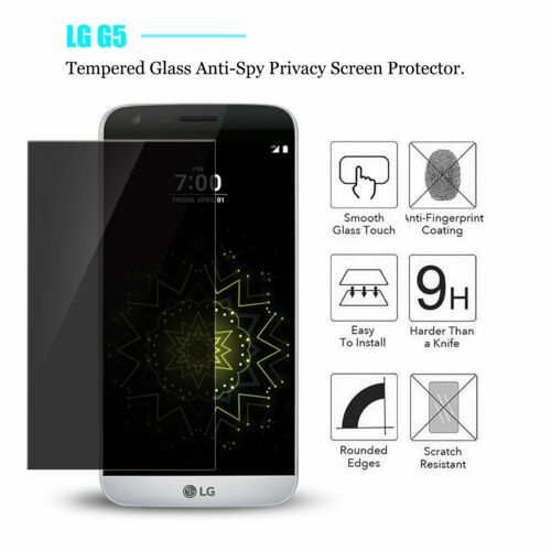 Privacy Anti-Spy Premium Tempered Glass Screen Protector for LG G5