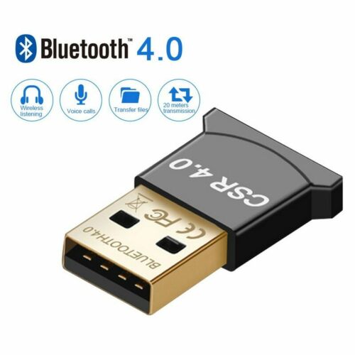 USB Bluetooth 5.0 Adapter Wireless Dongle High Speed CSR for PC Windows Computer