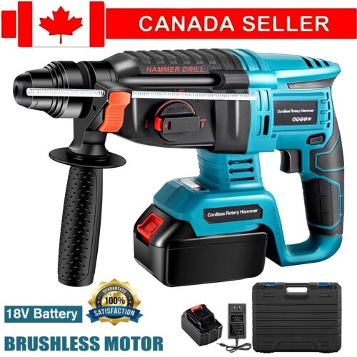 1400 RPM Handle Demolition Hammer Variable Speed 4 Functions Cordless Drill