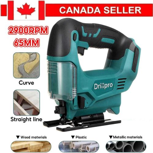 New 65mm 2900RPM Cordless Jigsaw Electric Rechargeable Woodworking Power Tool
