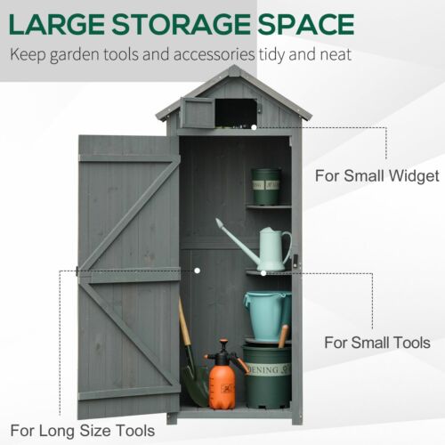 Garden Shed Storage House Water-resistant All-weather Cover -Grey