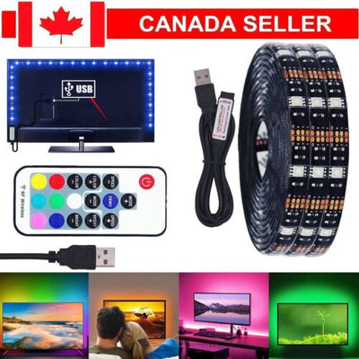 Led Strip Lights 6.56ft for 40-60in TV, PANGTON VILLA USB LED TV Backlight Kit