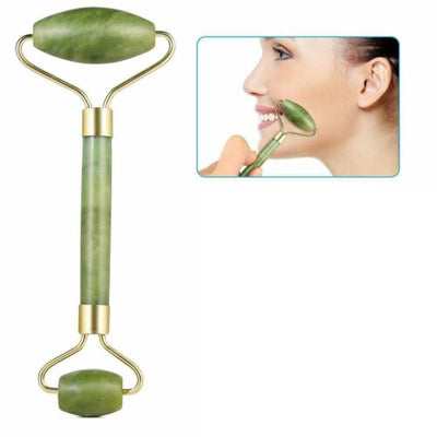 Facial Massage Crystal Jade Stone Roller Slimming Face Body Eye Neck Beauty Tool