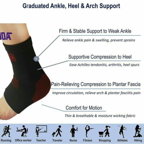 1Pair Sports protective gear football Ankle support Running Fitness Brace Nylon