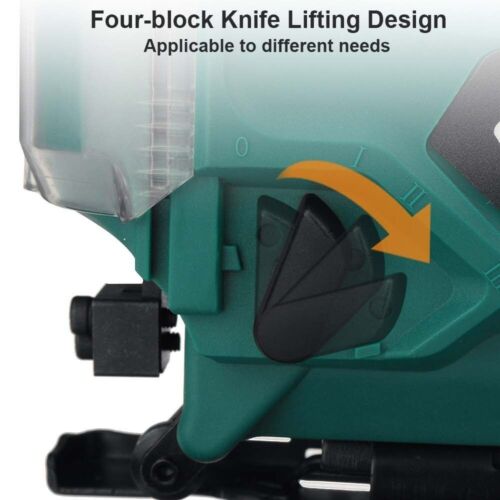 New 65mm 2900RPM Cordless Jigsaw Electric Rechargeable Woodworking Power Tool
