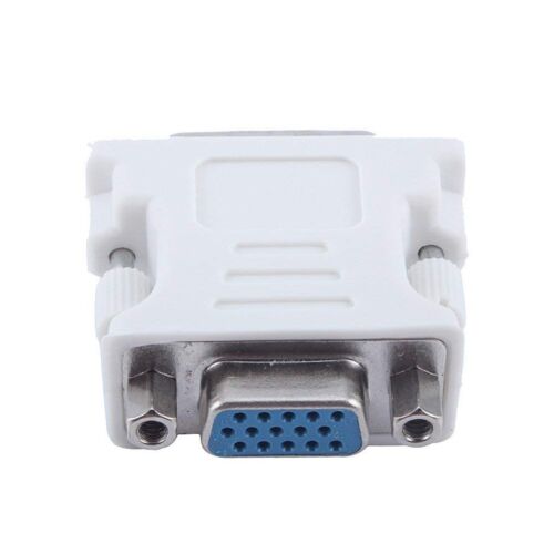 For PC Laptop DVI-D 24+1 Pin Dual Link Male to VGA 15 Pins Females Plug Adapter