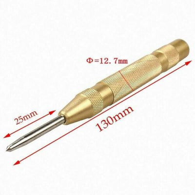 5&apos;&apos; Strike Spring Loaded Marking Starting Holes Tool Automatic Center Pin Punch