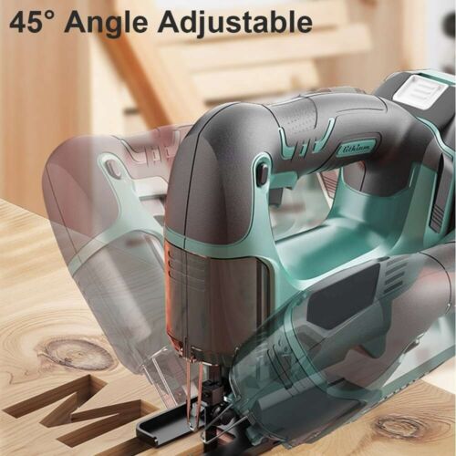 New 65mm 2900RPM Cordless Jigsaw Electric Rechargeable Woodworking Power Tool