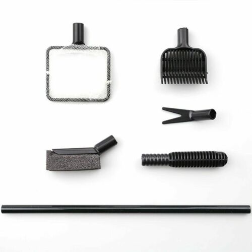 Aquarium Fish Tank Cleaning Kit Tools Algae Scrapers Set 5 In 1 Fish Tank Gravel