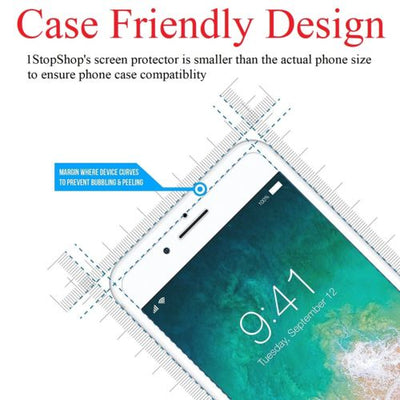 Premium Clear Screen Protector Cover for iPhone 8 Plus 7 Plus & iPhone 6 6S Plus
