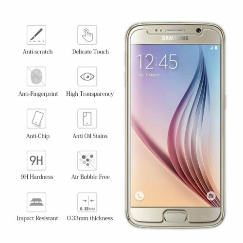 Premium Screen Protector Cover for Samsung Galaxy S6 (2 Pack)