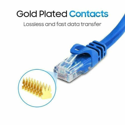 Cat 6e Ethernet Cable LAN Internet Network for Computer Router PC Mac Laptop PS4