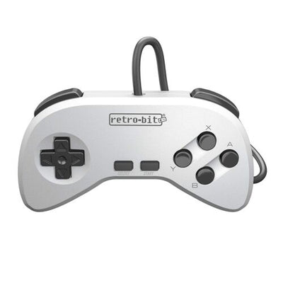 Retro-Bit Retro Duo 2 in 1 Console System for Original NES &amp; SNES Games - Silver 812820010318