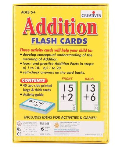 Children&apos;s Flash Addition Cards for Kids Educational Learning game Toys CA