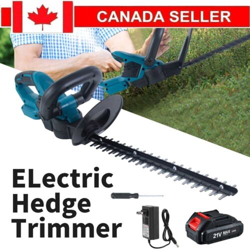 22inh New Handy Cordless Hedge Trimmer dual blade for twigs cutting trimming