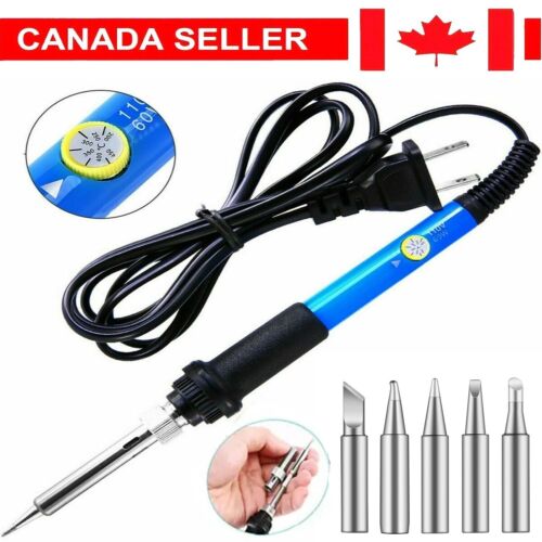 Soldering Iron Electric Gun Adjustable Temperature 60W Welding Solder Wire Kit