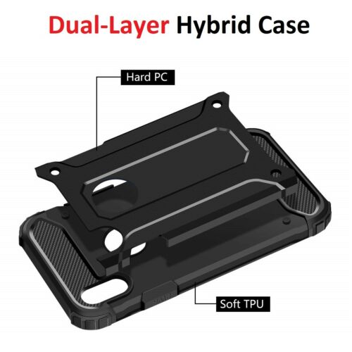 Heavy Duty Dual Layer Shockproof Hard Armor Case Cover For iPhone X / XS Max