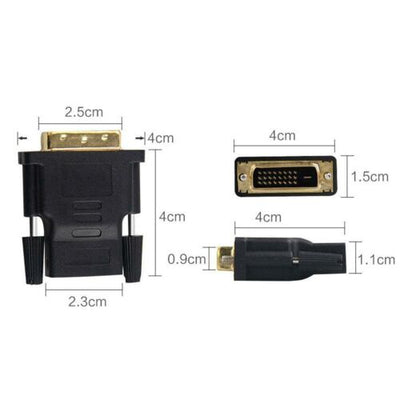 DVI-D 24+1 Male to HDMI Female Adapter Converter Gold Plated Connector For TV PC