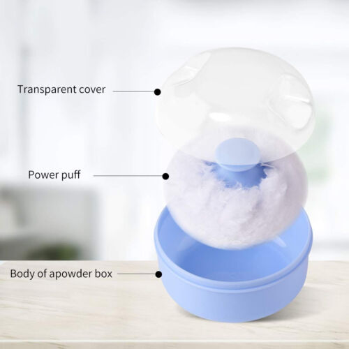 NEWSponge Case Baby Powder Puff Newborn Care Body Soft Tool Infant Puff Product