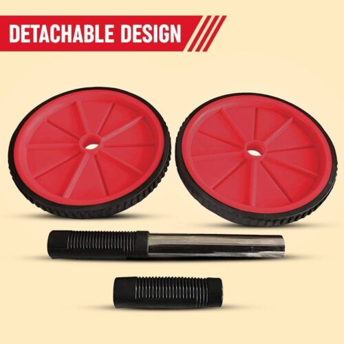 Fitness Ab Roller Double Wheel for Home Gym Abdominal Waist Workout ExerciseCA