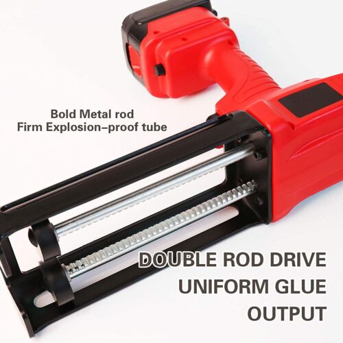 21V electric cordless caulking gun powered by lithium battery and rechargeable